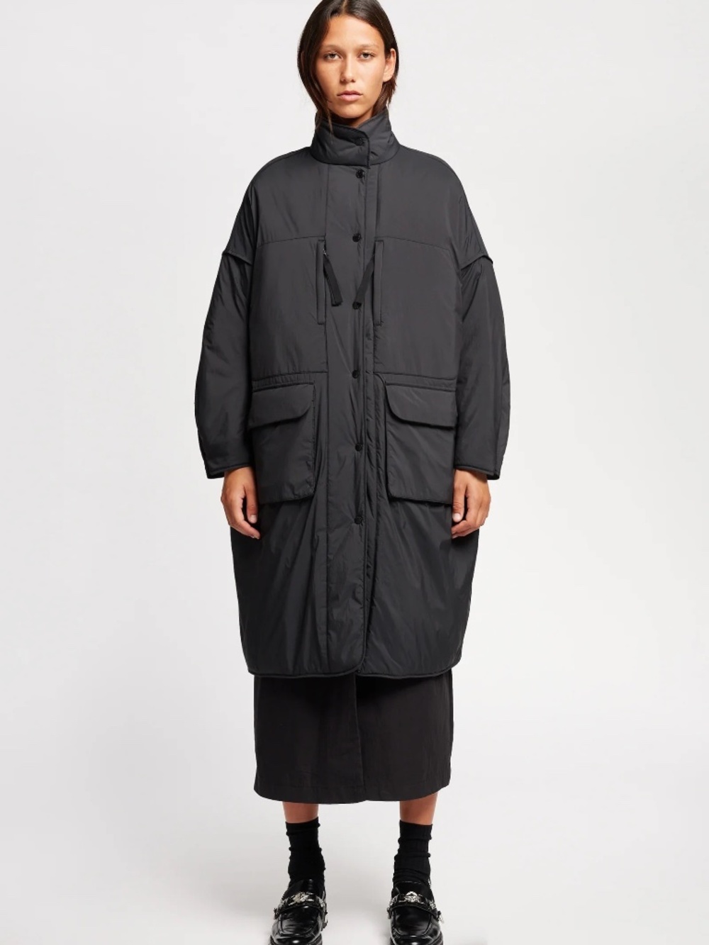 KLOKE - RESTORE COAT - JET BLACK